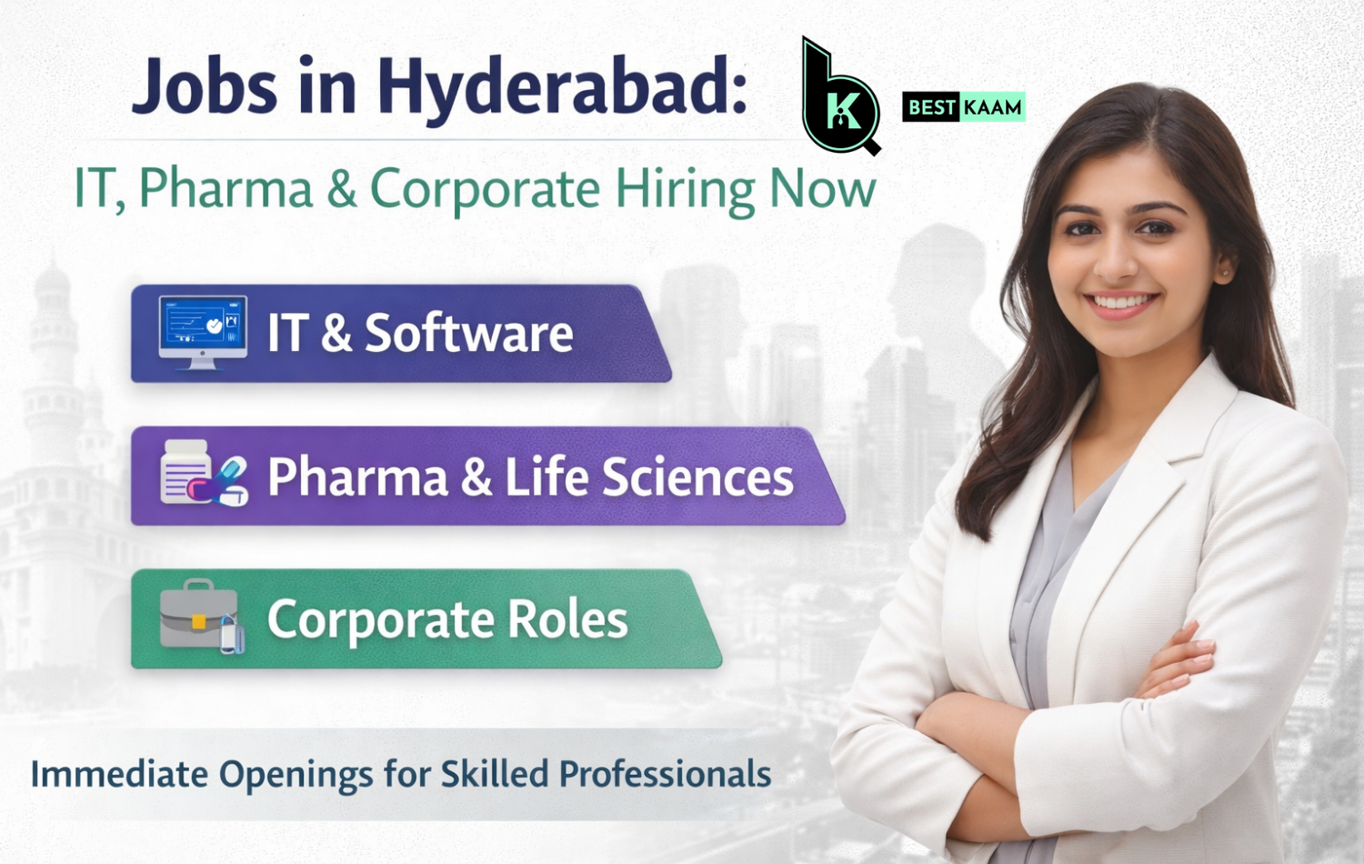 Jobs in Hyderabad: IT, Pharma & Corporate Hiring Now